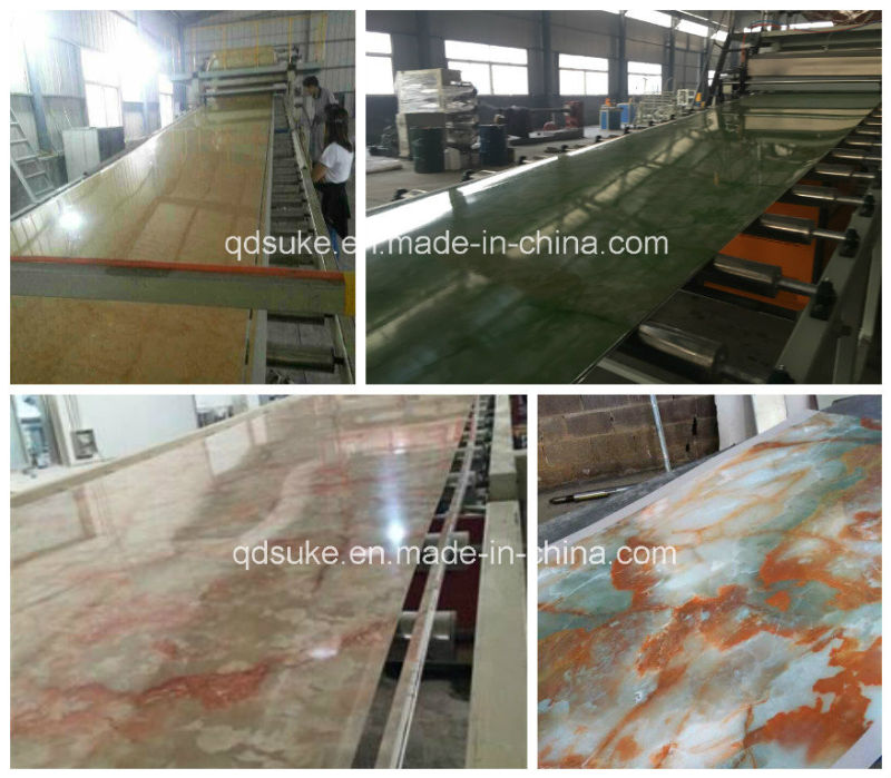 PVC Marble Board Extrusion Making Machine