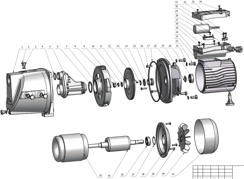 Jcp-50 Jet Self-Priming Clean Water Pump for Turkey Market-CE Approved