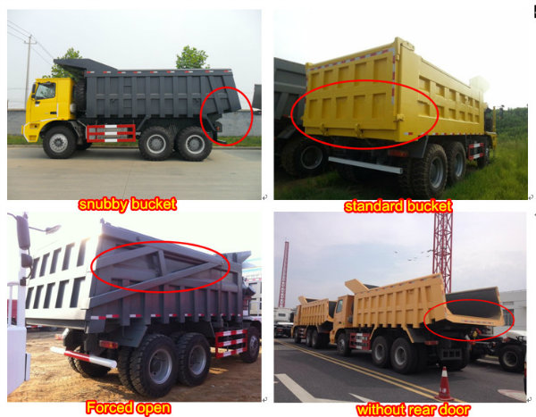 Sinotruk 6X4 50ton Tipper Truck 25m3 Mine Truck