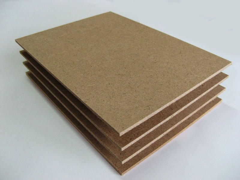 Dark Brown 2.5mm/2.7mm/3.0mm Hardboard 4X8 with Smooth Surface and Rough Back