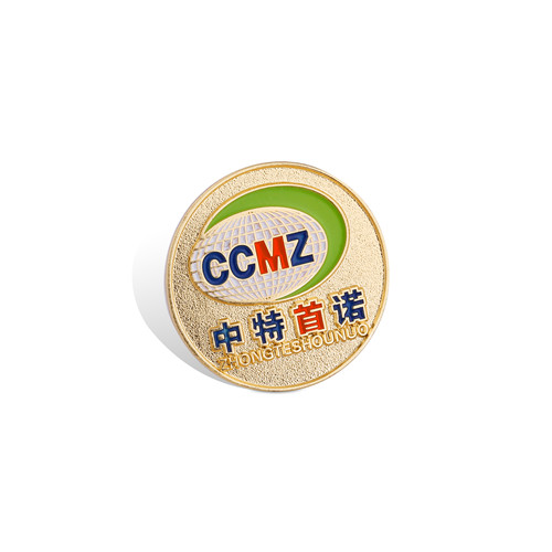 Promotional Lapel Pin, Custom Made Badge with Diamond (GZHY-CY-043)