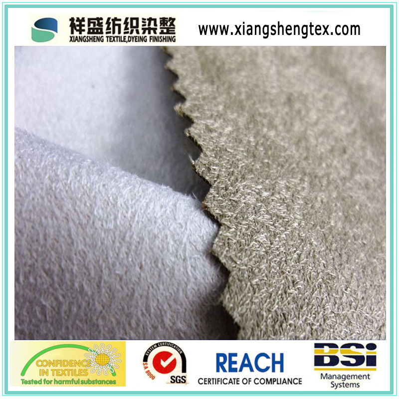 Polyester Synthetic Suede for Jacket (XSS-103A)