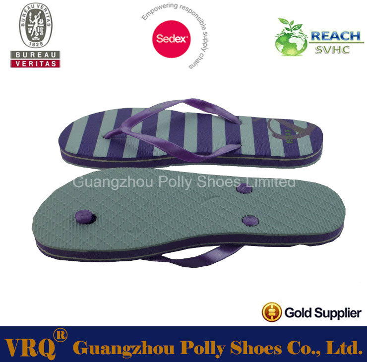 New Bicolor Lady EVA Cheap Rubber Flip Flops