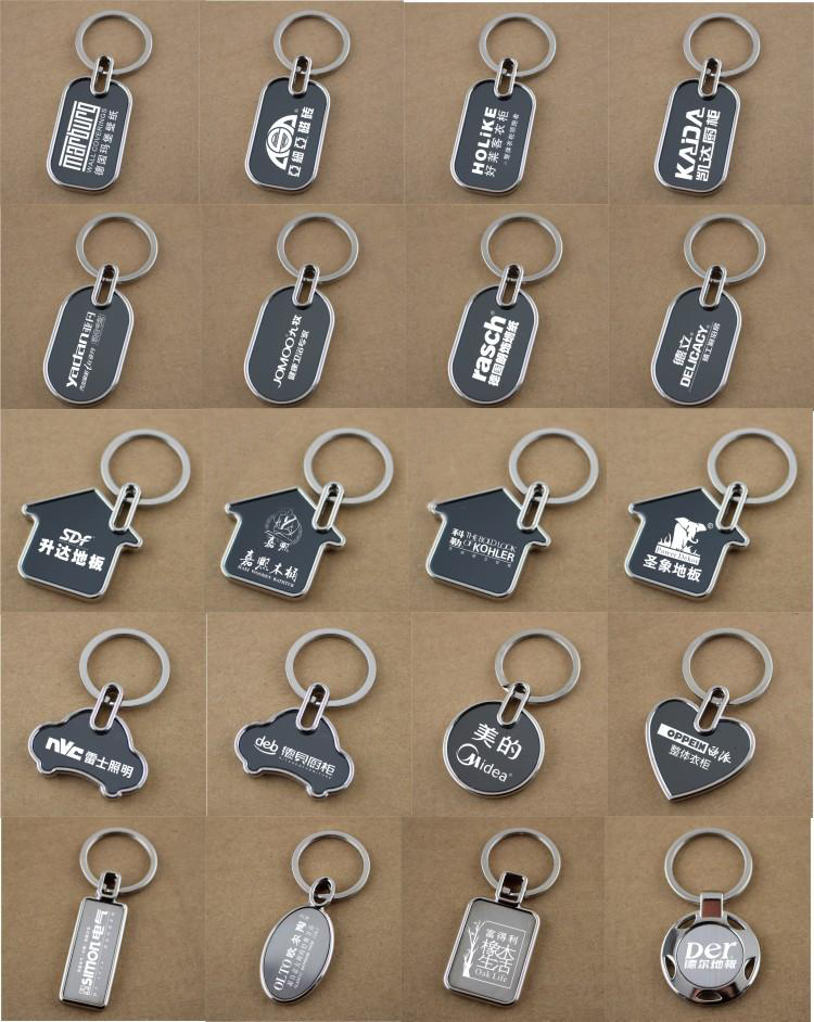 Souvenir Promotional Gift Custom Blank Metal Sublimation Key Ring