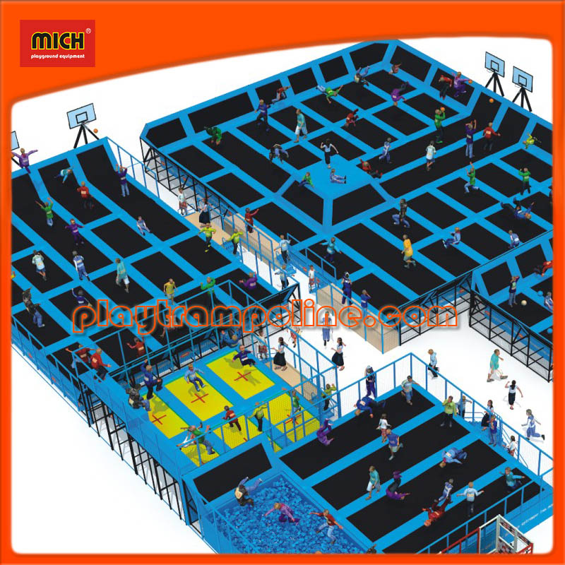 Free Jumping Child Trampoline Park