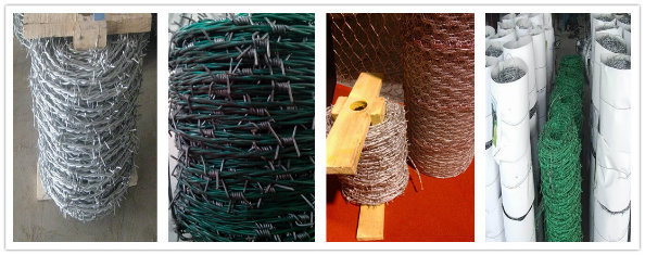 PVC Coated Barbed Wire 100-500m Per Roll