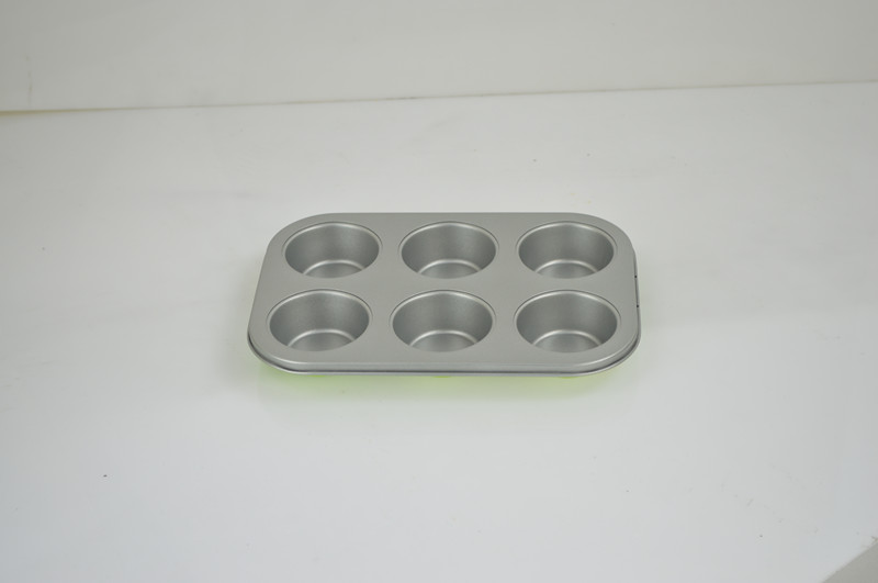 Metallic Non-Stick 6cups Muffin Pan