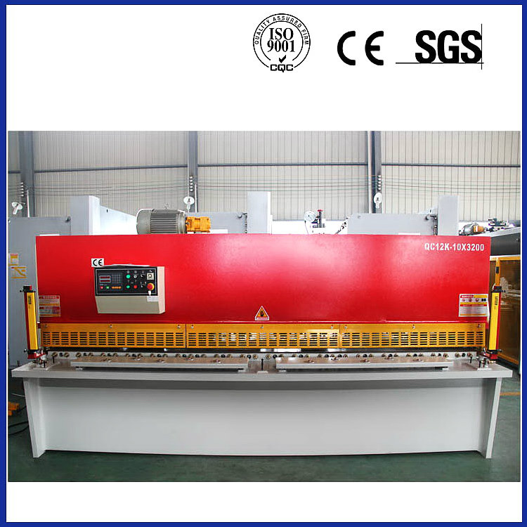 CNC Hydraulic Metal Plate Shearing Cutting Machine (QC12Y-10X3200)