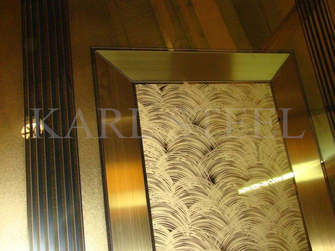 410 Stainless Steel Ket001 Etched Sheet for Decoration Materials