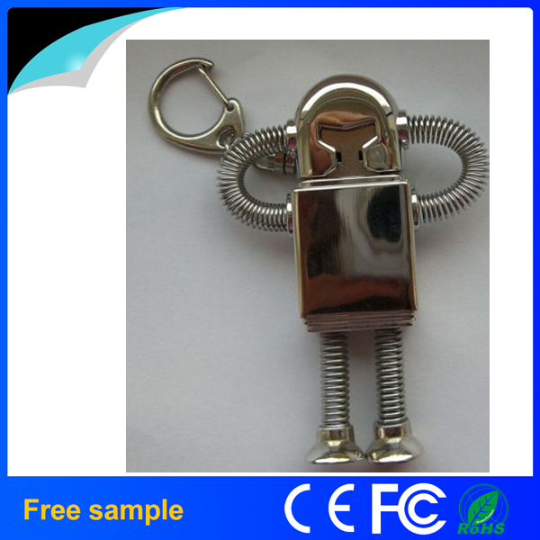 2016 Newest Hotsale Metal Robot USB Flash Drive