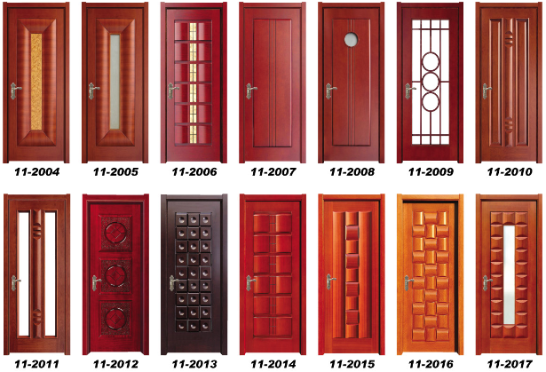 High Quality Wood Interior Door (11-6002) with Door Frame