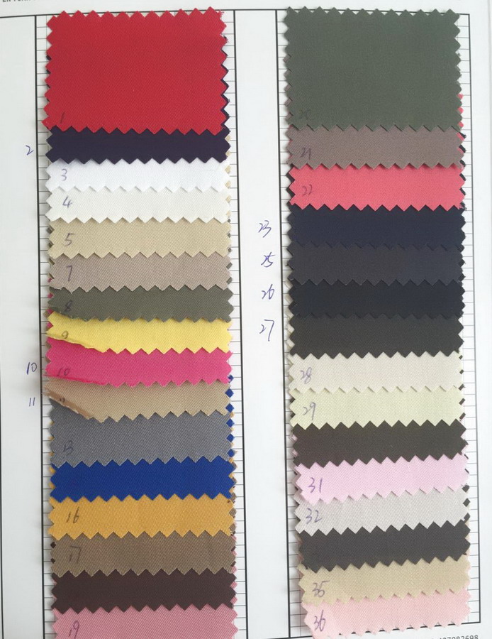 100% Cotton 145GSM Thin Twill Woven Fabric