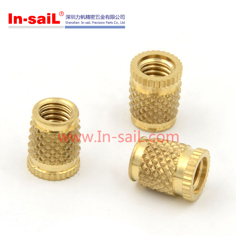 Knurling Insert Nut Made of Brass