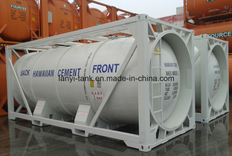 25000L High Strength Carbon Steel Tank Container for Water, Oil, Chemicals