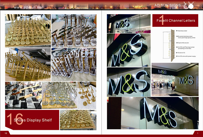 High-Quality 3D Mirror Stainless Steel Number or Letters Sign