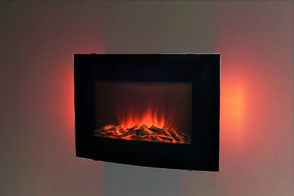 Modern Wall Mount Fire and Free-Standing