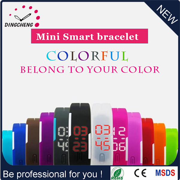 New Design Fashion Silicone Sports Bracelet LED Watches (DC-1011)