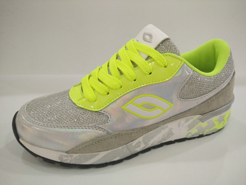 2016 Lemon Silver Shiny Sport Shoes for Women