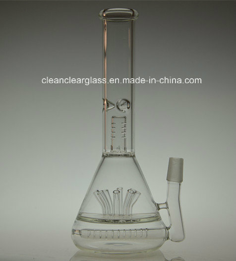 New Design Hot Sale Glass B Glass Water Pipe with Tube Showerhead Perc