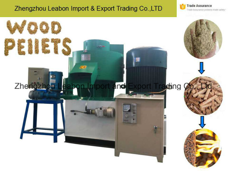 Leabon Veritical Ring Die Wood Biomass Fuel Pellet Mill Machine