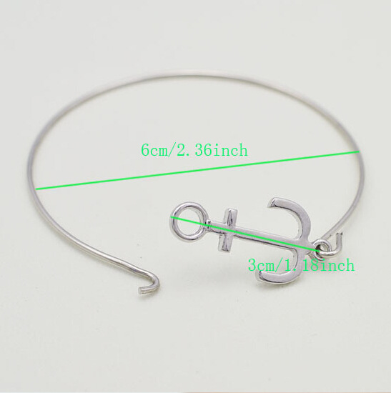 Bracelets for Women Fashion Jewelry Anchor Cuff Bangle Bracelets