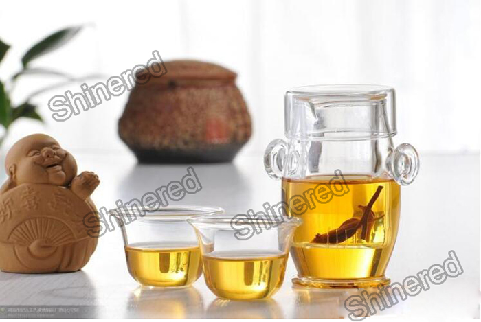 Creative High Borosilicate Glass Black Tea Cup