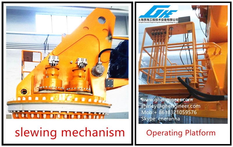 Knuckle and Telescopic Boom Pedestal Offshore Crane