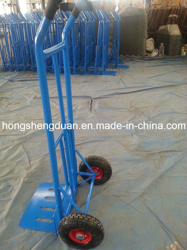 Hand Trolley Have Red Iron Material Made in China