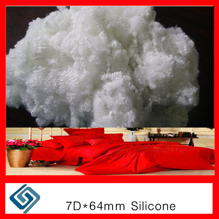 Recycled Hc Fiber for Filling Pillows 6D*32/64mm