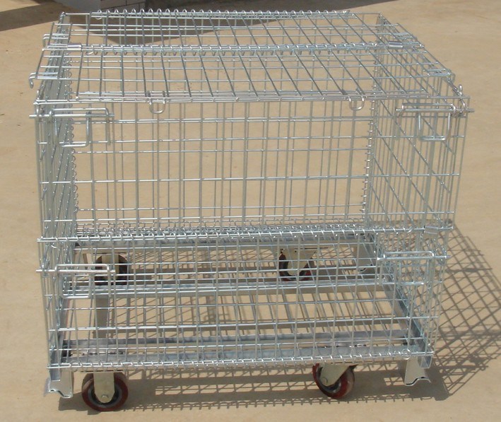 Warehouse Foldable Storage Cage Container