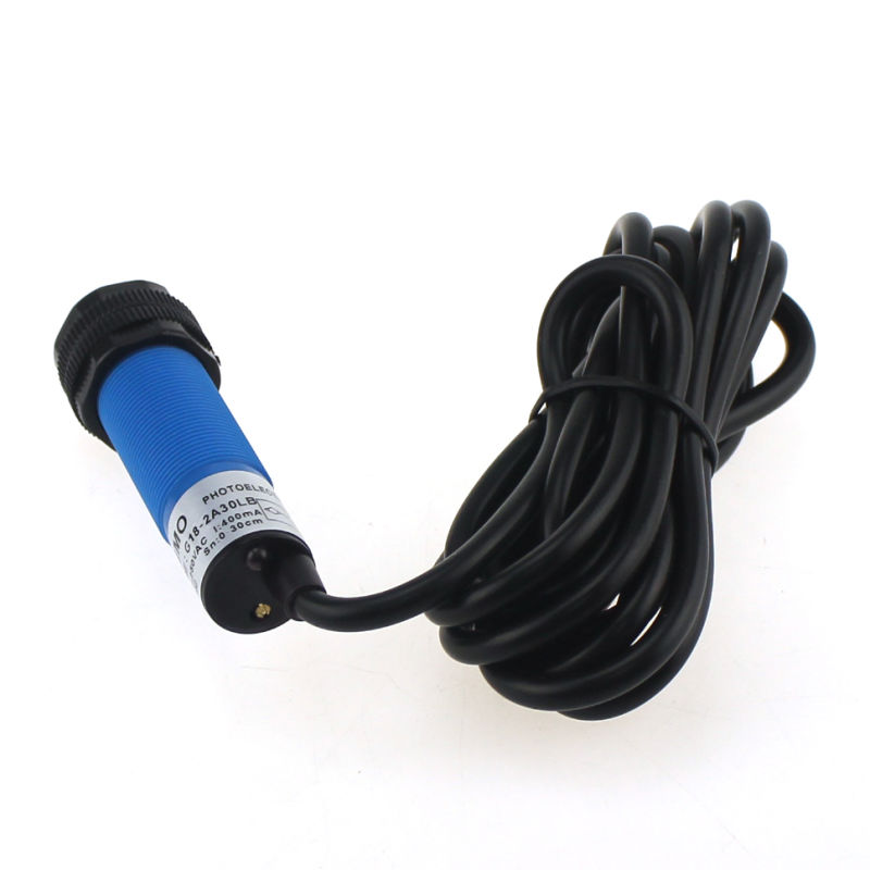 Yumo G18-2A30lb 90-250VAC Sensing Range 30cm AC Nc Connector Type Infrared Photoelectric Sensor