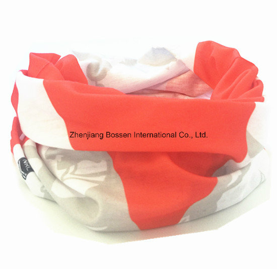 Custom Made Design Printed Polyester Microfiber Neck Tube Buff Headband