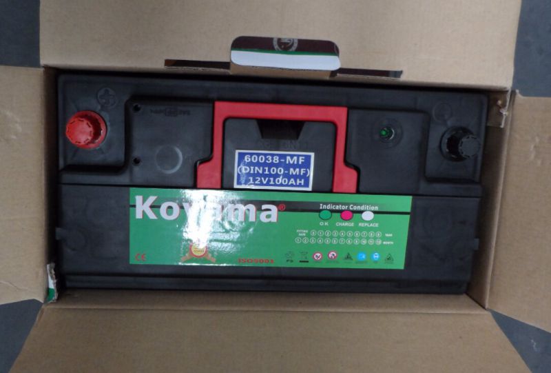 Koyama 12V 100ah Mf Car Truck Battery DIN100