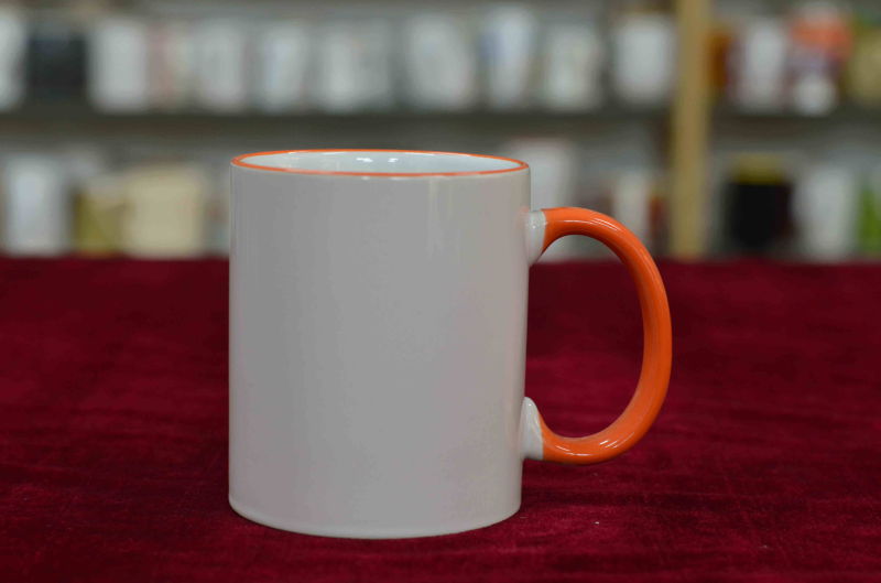 11oz Color Rim and Color Handle Sublimation Mug