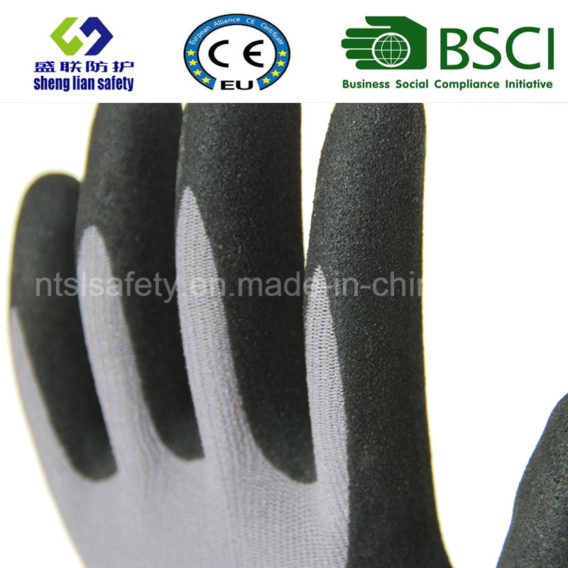 Nitrile Coating, Sandy Finish Safety Work Gloves (SL-NS110)