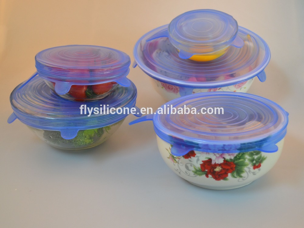 Bpa Free Silicone Stretch Fresh Cover for Fruit Bowl