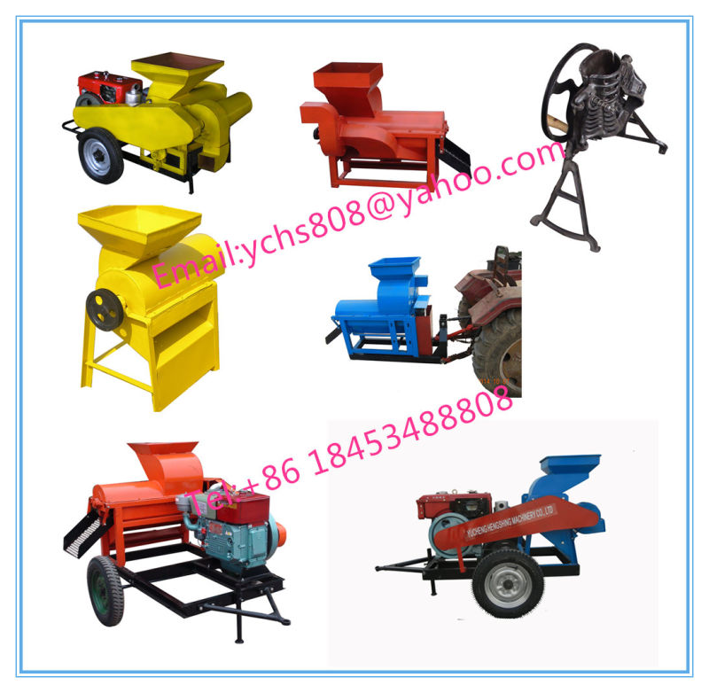 Agricultural Machinery Maize Sheller Electric Motor Mounted Corn Thresher