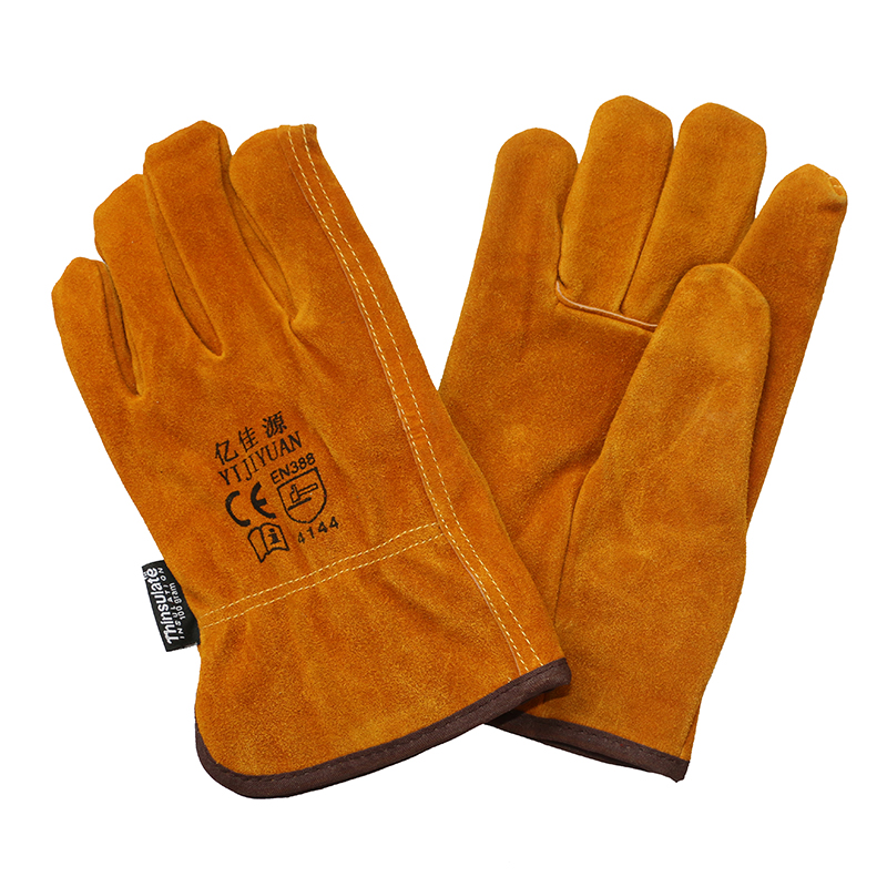 Thinsulate Full Lining Winter Warm Cow Leather Drivers Driving Gloves