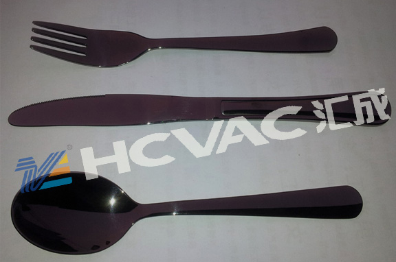 Stainless Steel Fork/Knife/Tableware Titanium Nitride Coating Equipment /PVD Coating System