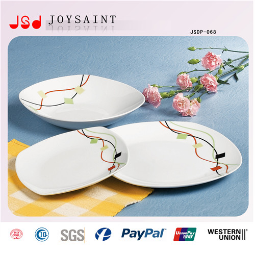 Promotional Flower Porcelain Dinner Set