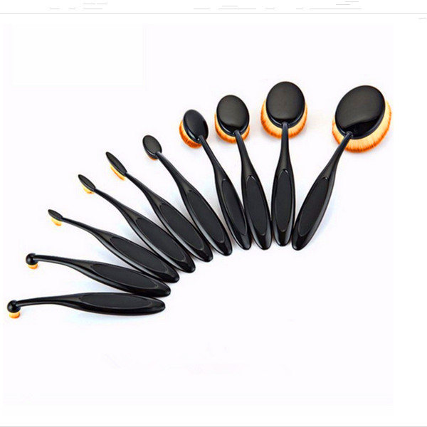 10PCS Eye Blending Cosmetic Brush Wholesale Oval Makeup Brush