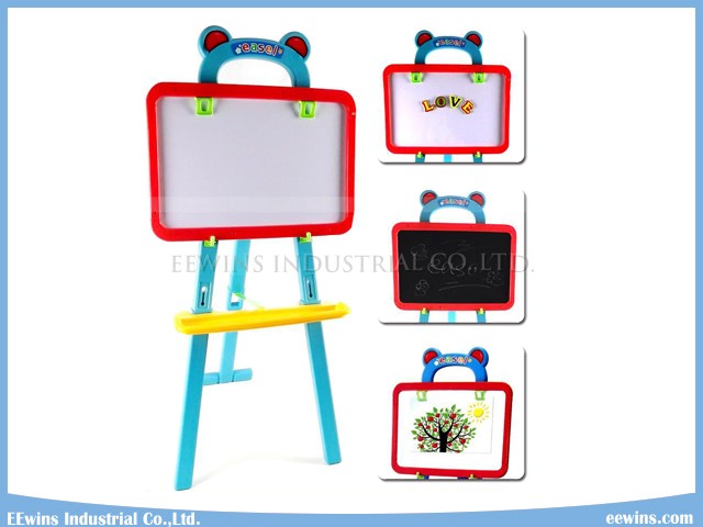 Sketchpad Study Toys Frame Learning Easel 3 in 1 Drawing Board