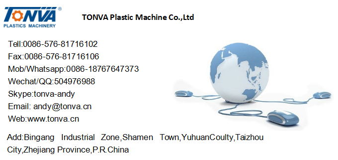 Tonva 100ml Extruder Blow Molding Machine for Plastic Bottle