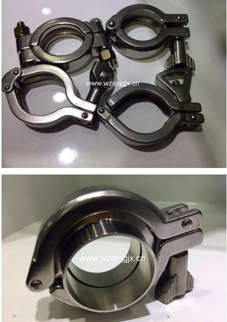 Sanitary Stainless Steel Pipe Fitting 304 316L Hose Tube Tri Clamp