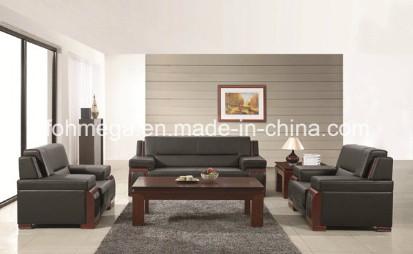 High Class Solid Wood Frame Office Sofa Set (FOH-6609)