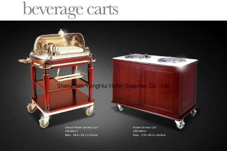 Hotel Wine Serving Cart Hotel Liquor Trolley