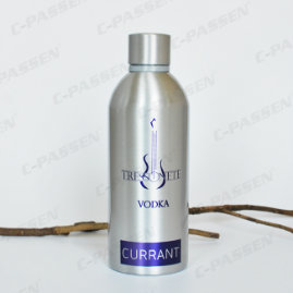 1L Luxury Aluminum Bottle for Whisky Brandy Vodka Packaging