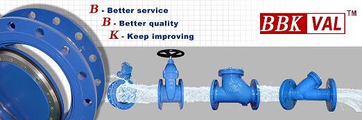 Gear Operated Double Flange Butterfly Valve U Type Flange Butterfly Valve Wras Approved