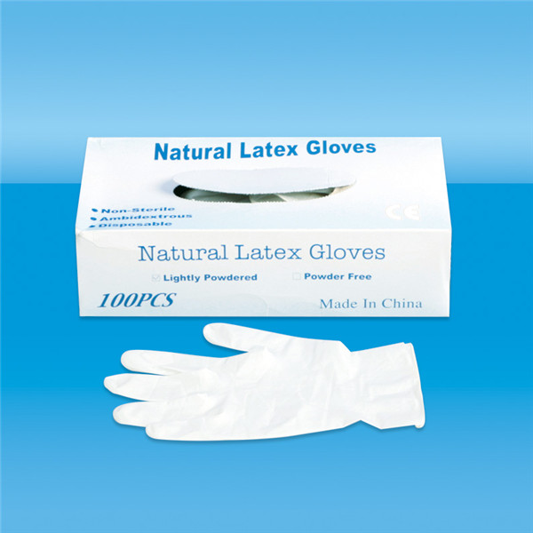 Smooth and Rough, Non-Sterile Latex Examination Gloves with CE, ISO,