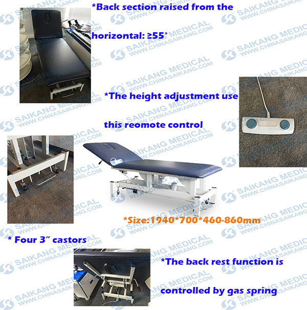 Comfortable Patient Medical Examination Table